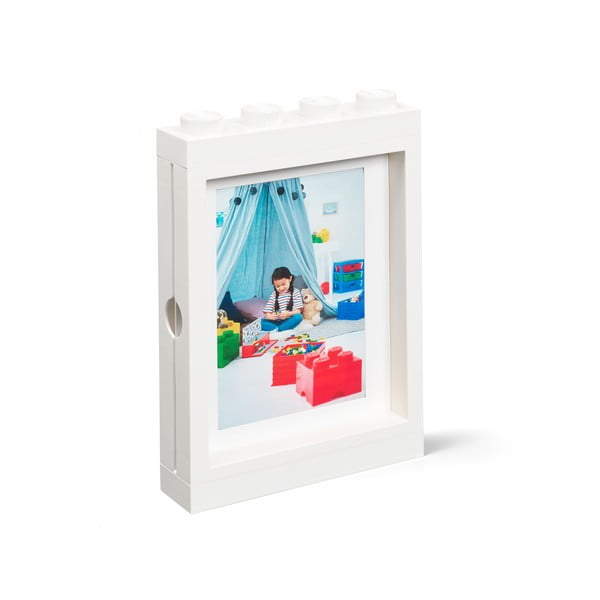 Baltas nuotraukų rėmelis LEGO®, 19,3 x 26,8 cm