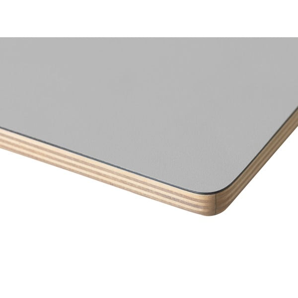 Pilkas valgomojo stalas Unique Furniture Bilbao, 180 x 90 cm-image-3