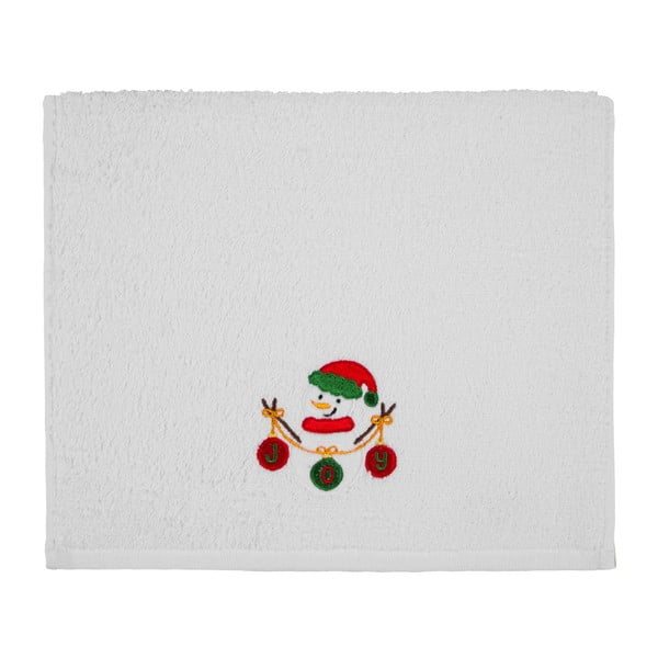 Rankšluostis "Christmas Joy White", 30 x 50 cm