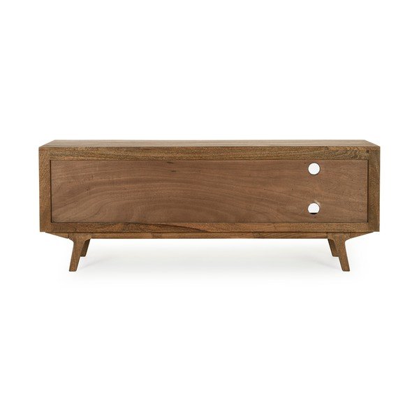 Natūralios spalvos iš mango masyvo TV spintelė 152x55x40 cm Sherman – Bizzotto-image-2