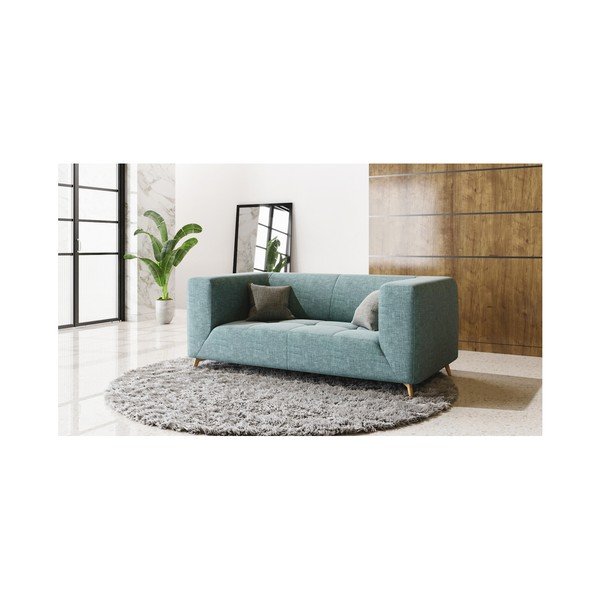 Šviesiai mėlyna sofa MESONICA Toro, 217 cm-image-3