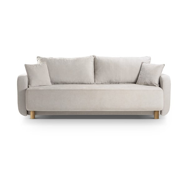 Smėlio spalvos sulankstoma/su sandėliavimo vieta sofa 231 cm Elen – Micadoni 