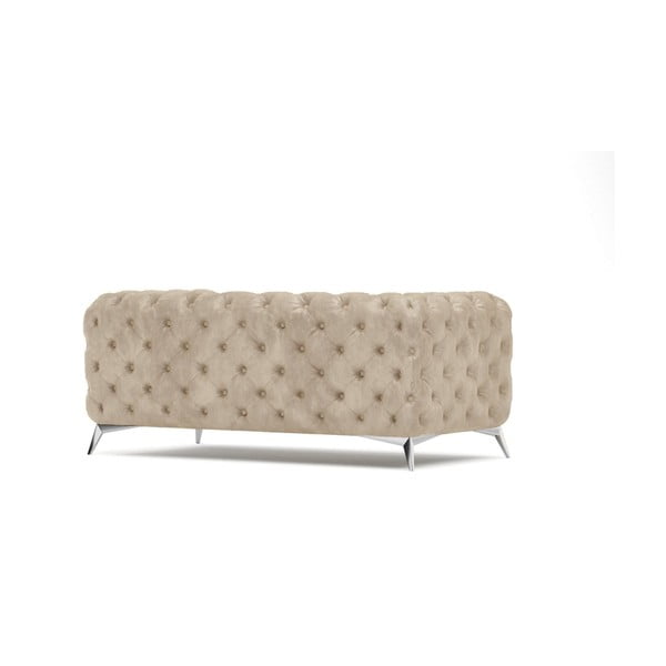 Smėlio spalvos iš velveto sofa 185 cm Chelsea – Ropez-image-2