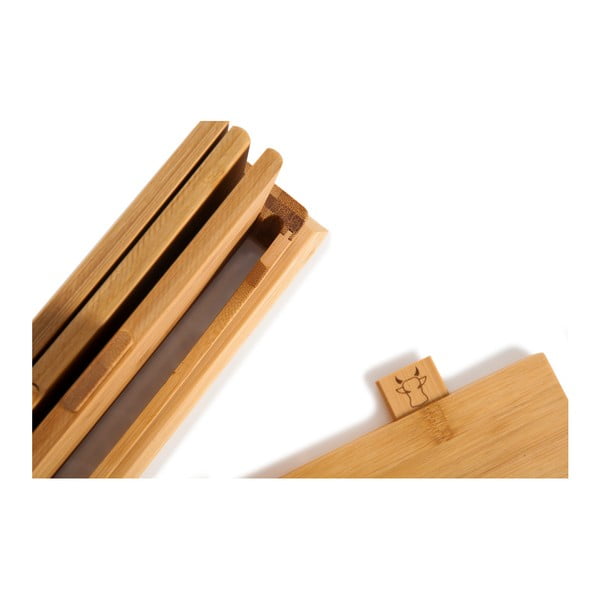 4 bambukinių pjaustymo lentelių rinkinys su stovu Bambum Tapenade-image-4