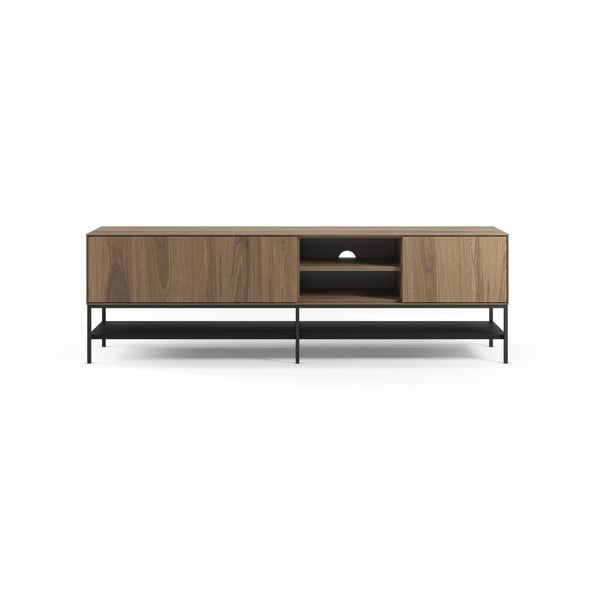 Natūralios spalvos TV spintelė iš ąžuolo 180x55x35 cm Amira – Marckeric