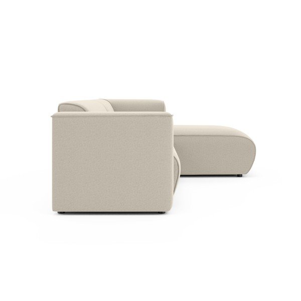 Smėlio spalvos kampinė sofa (su dešiniuoju kampu/su gultu) Merid  – Ropez-image-3