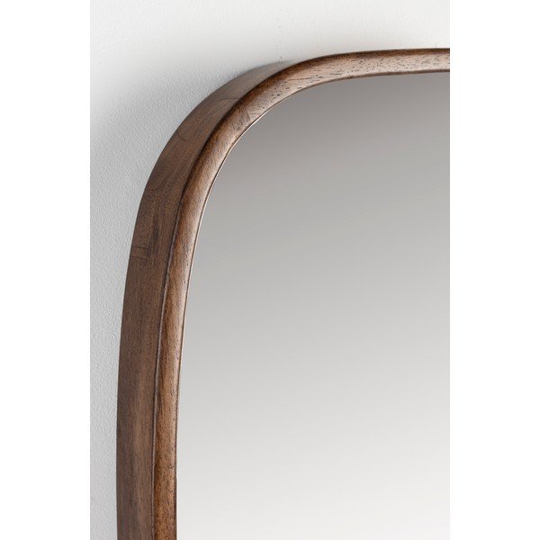 Sieninis veidrodis su medžio masyvo rėmu 40x80 cm Nyko – White Label-image-3