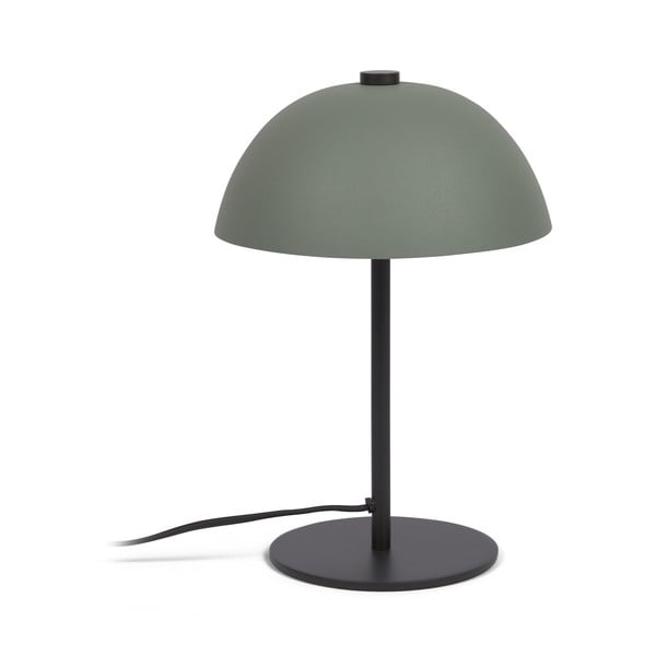 Žalias stalinis šviestuvas su metaliniu gaubtu (aukštis 33 cm) Aleyla - Kave Home