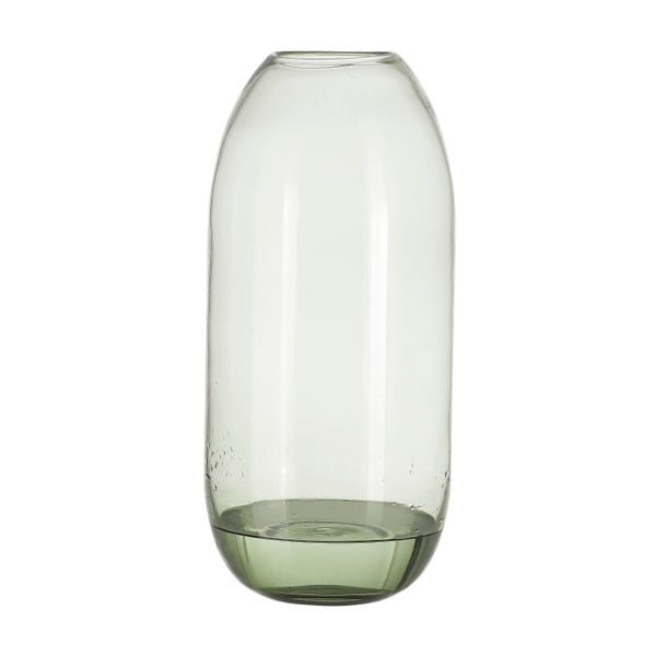 Žalio stiklo vaza A Simple Mess Hedge, aukštis 38 cm