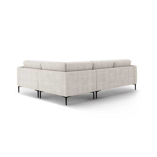 Smėlio spalvos kampinė sofa (su dešiniuoju kampu/„L“ formos) Bemy – Micadoni -image-2