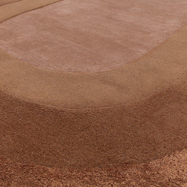 Rankų darbo iš vilnos mišinio kilimas raudonos plytų spalvos 160x230 cm Halo – Asiatic Carpets-image-3