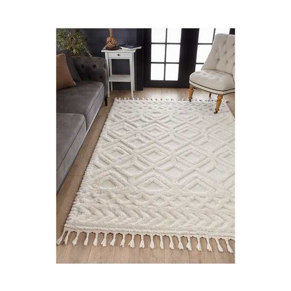 Smėlio spalvos kilimas 150x80 cm Shaggy - Mila Home-image-1