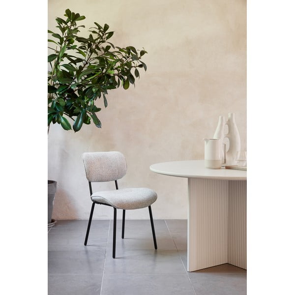 Valgomojo kėdė šviesiai pilkos spalvos Buffalo – Unique Furniture-image-2