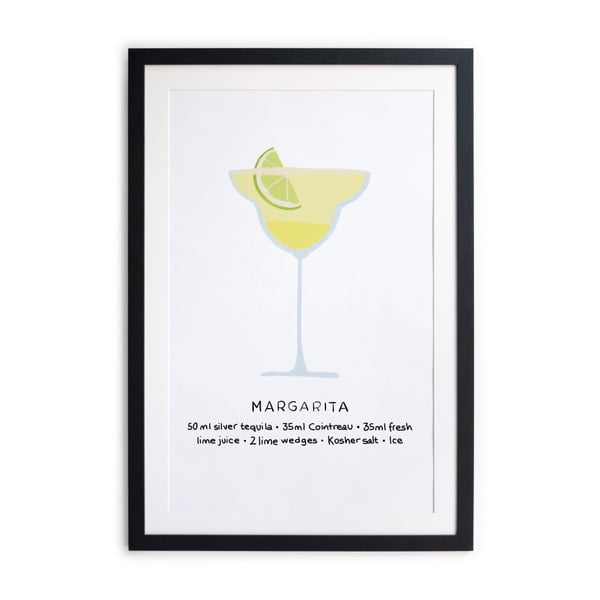 Įrėmintas plakatas Really Nice Things Margarita, 40 x 50 cm