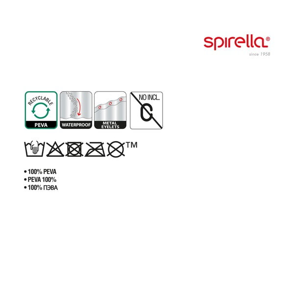 Dušo užuolaida 180x200 cm Bio – Spirella-image-2