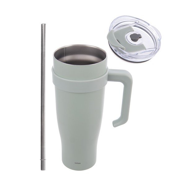 Šalavijo spalvos termo puodelis su šiaudeliu  1,2 l Termo – Orion-image-2