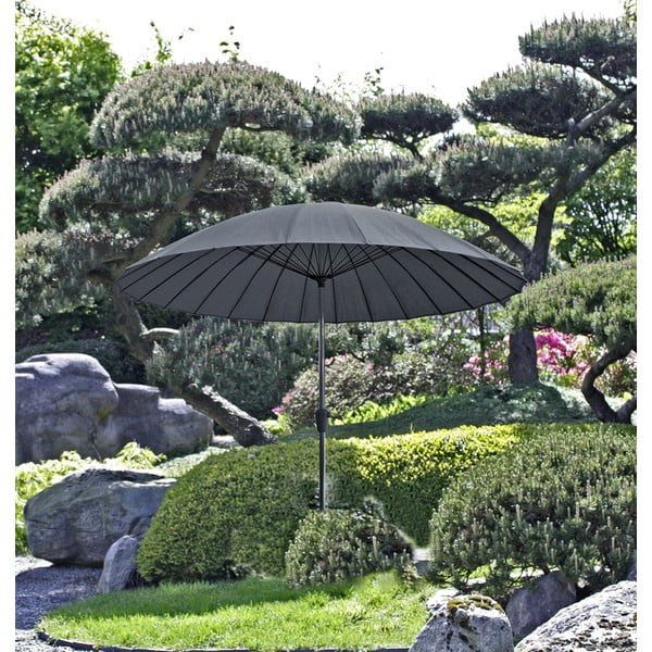 Skėtis nuo saulės pilkos spalvos ø 260 cm – Garden Pleasure-image-1