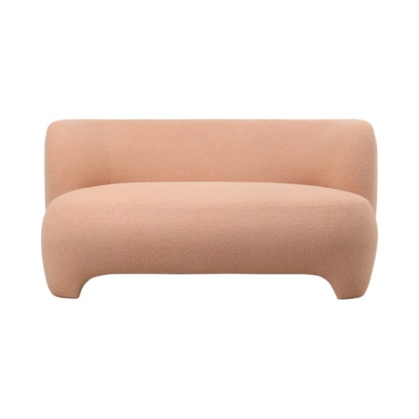 Iš boucle sofa smėlio spalvos/šviesiai rudos spalvos 142 cm Ardor – Leitmotiv