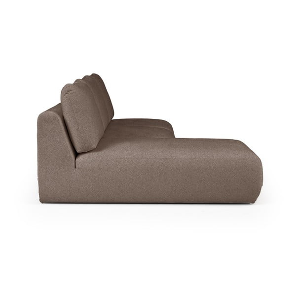 Rudos spalvos iš boucle kampinė sofa (su kairiuoju kampu/su gultu) Mirel – Rodier-image-3