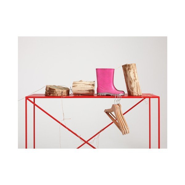 Raudonas pasirinktinės formos "Memo Console Table" stalas-image-2