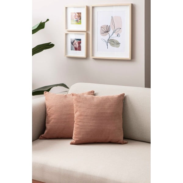 Iš kordinio velveto dekoratyviniai pagalvių užvalkalai 2 vnt. 43x43 cm – Mioli Decor-image-3