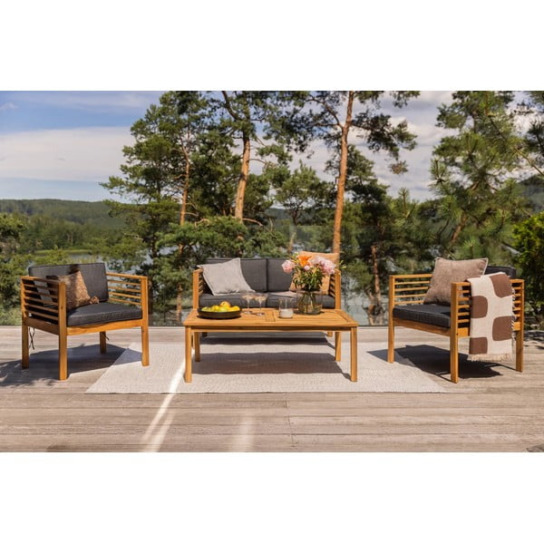 Baltas/smėlio spalvos lauko kilimas 290x200 cm - NORTHRUGS-image-2