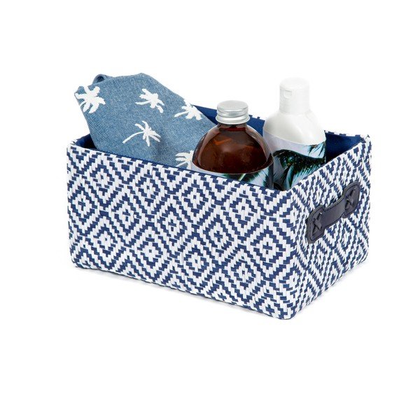 Iš tekstilės krepšys voniai 23,5x16x12 cm Enzo – Compactor-image-3