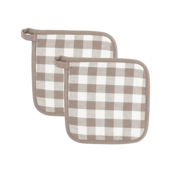 Iš medvilnės orkaitės pirštinės 2 vnt. Gingham – Tiseco Home Studio