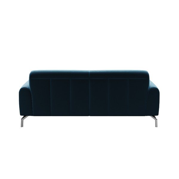 Mėlyna aksominė sofa MESONICA Puzo, 170 cm-image-3