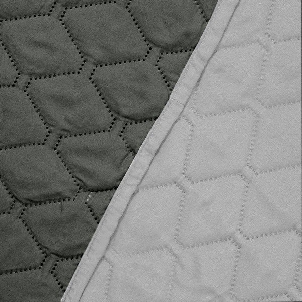 DecoKing Axel Charcoal Silver Grey dvipusis mikropluošto užtiesalas, 170 x 270 cm-image-3