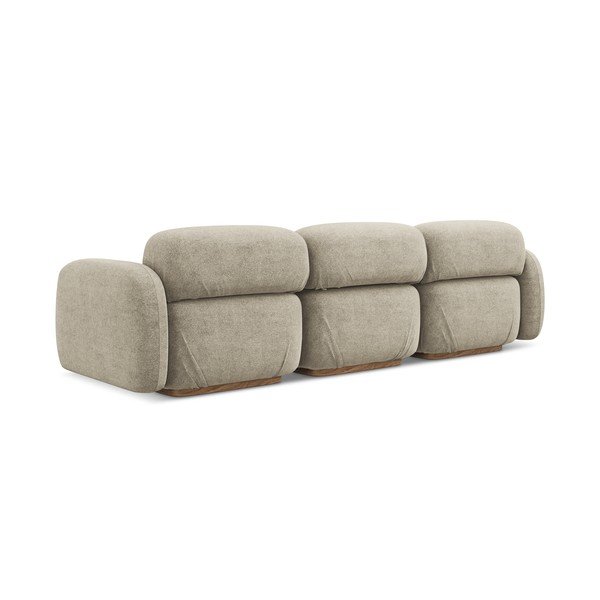 Smėlio spalvos iš boucle sofa 270 cm Ailani – Makamii-image-4