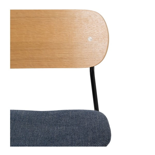 Valgomojo kėdės mėlynos spalvos/natūralios spalvos 4 vnt. Moe – Ixia-image-4