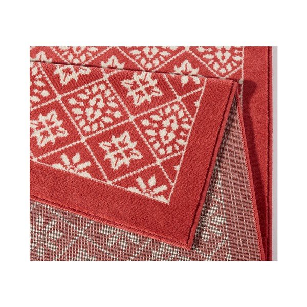 Raudonas raštuotas kilimas Hanse Home Gloria Tile, 160 x 230 cm-image-2