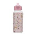 Šviesiai rožinės spalvos iš plastiko vaikiškas buteliukas 400 ml Fairy Garden by Little Dutch – Mepal