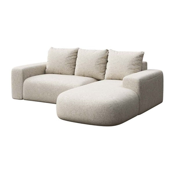 Smėlio spalvos kampinė sofa (su dešiniuoju kampu/su gultu) Monce – Rodier-image-2