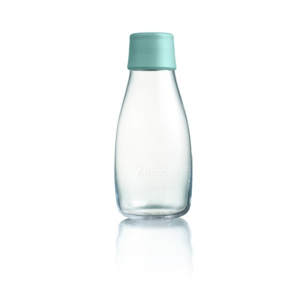 Turkio spalvos ReTap stiklinis buteliukas su neribota garantija, 300 ml