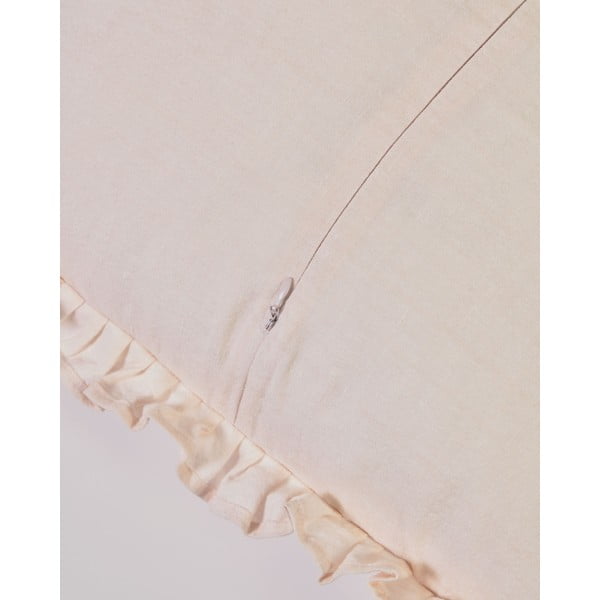Iš lino mišinio dekoratyvinis pagalvės užvalkalas 45x45 cm Nacha – Kave Home-image-2
