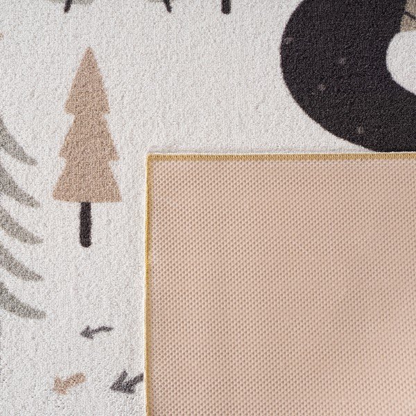 Skalbiamas kreminės spalvos vaikiškas kilimas 160x230 cm Coco 1135 – Ayyildiz Carpets-image-3