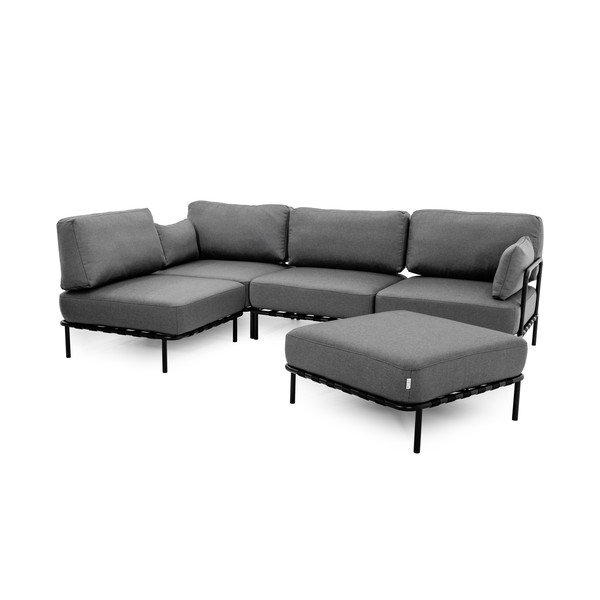 Sodo modulinė sofa tamsiai pilkos spalvos 234 cm Salve – Sit Sit-image-3