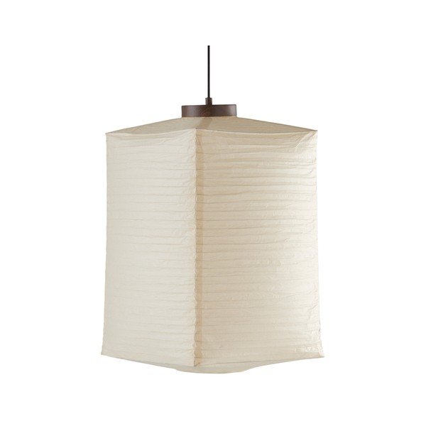 Smėlio spalvos iš popieriaus kabantis šviestuvas ø 35 cm Sally – Jotex