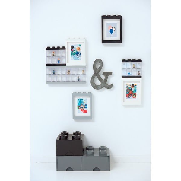 Pilkas nuotraukų rėmelis LEGO®, 19,3 x 26,8 cm-image-3