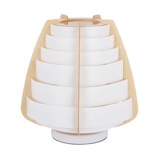 Baltos spalvos stalinis šviestuvas (aukštis 27 cm) Nagoja – Candellux Lighting