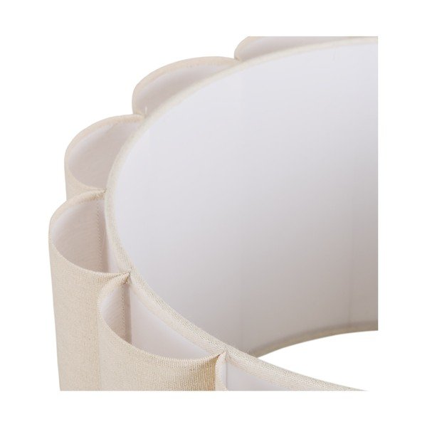Smėlio spalvos/sidabrinės spalvos iš lino pastatomas šviestuvas (aukštis 150 cm) Wattom – House Nordic-image-4