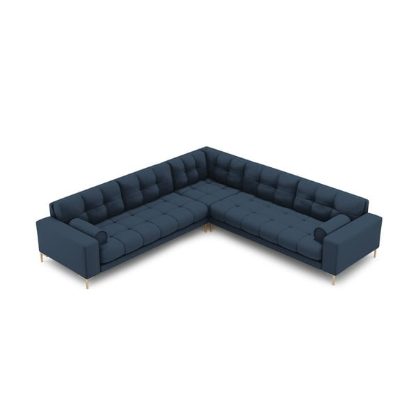 Kampinė sofa mėlynos spalvos (kintama) Bali – Cosmopolitan Design-image-3