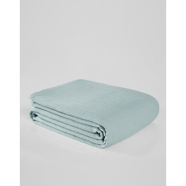 Lovatiesė mėtų spalvos iš medvilnės dvigulei lovai 200x230 cm Serenity – Mijolnir-image-1