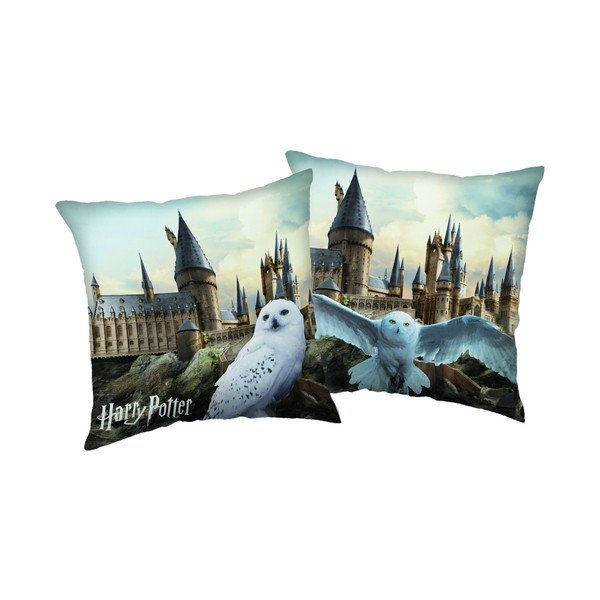 Iš mikropliušo vaikiška pagalvė 40x40 cm Harry Potter Hedwig – Jerry Fabrics