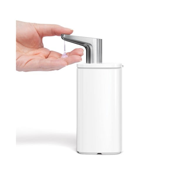 Muilo dozatorius iš plieno baltos spalvos 473 ml Pulse – simplehuman-image-2