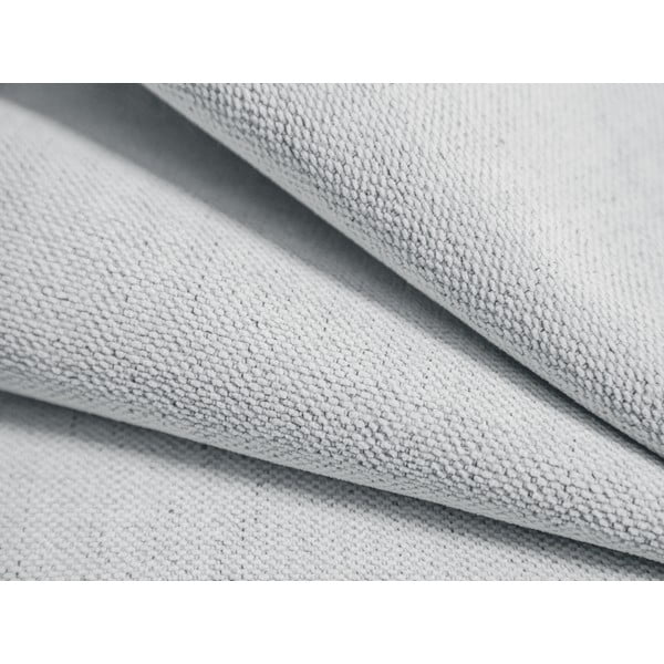 Šviesiai pilkos spalvos dvigulė lova audiniu dengta su sandėliavimo vieta/be galvūgalio su lovos grotelėmis 200x200 cm Susan – Micadoni -image-4