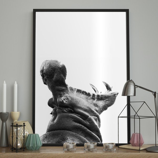 Plakatas "DecoKing Hippopotamus", 100 x 70 cm-image-1