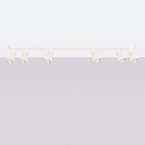 Kreminės spalvos taškinis šviestuvas 6,5x117 cm Gleam – Sollux-image-3